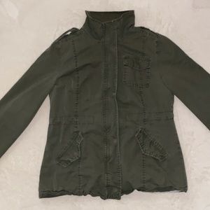 Vintage Green Utility Jacket